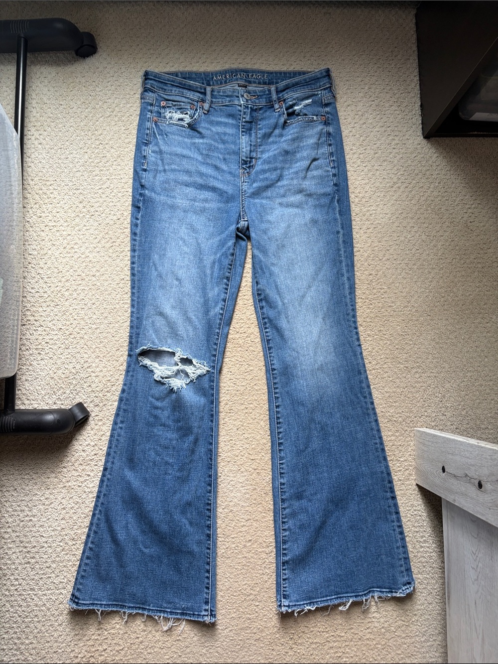 American eagle high rise flare